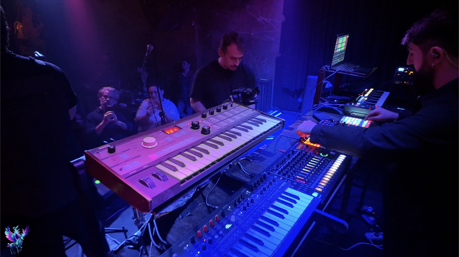 PerytoneSound red stage analog rig